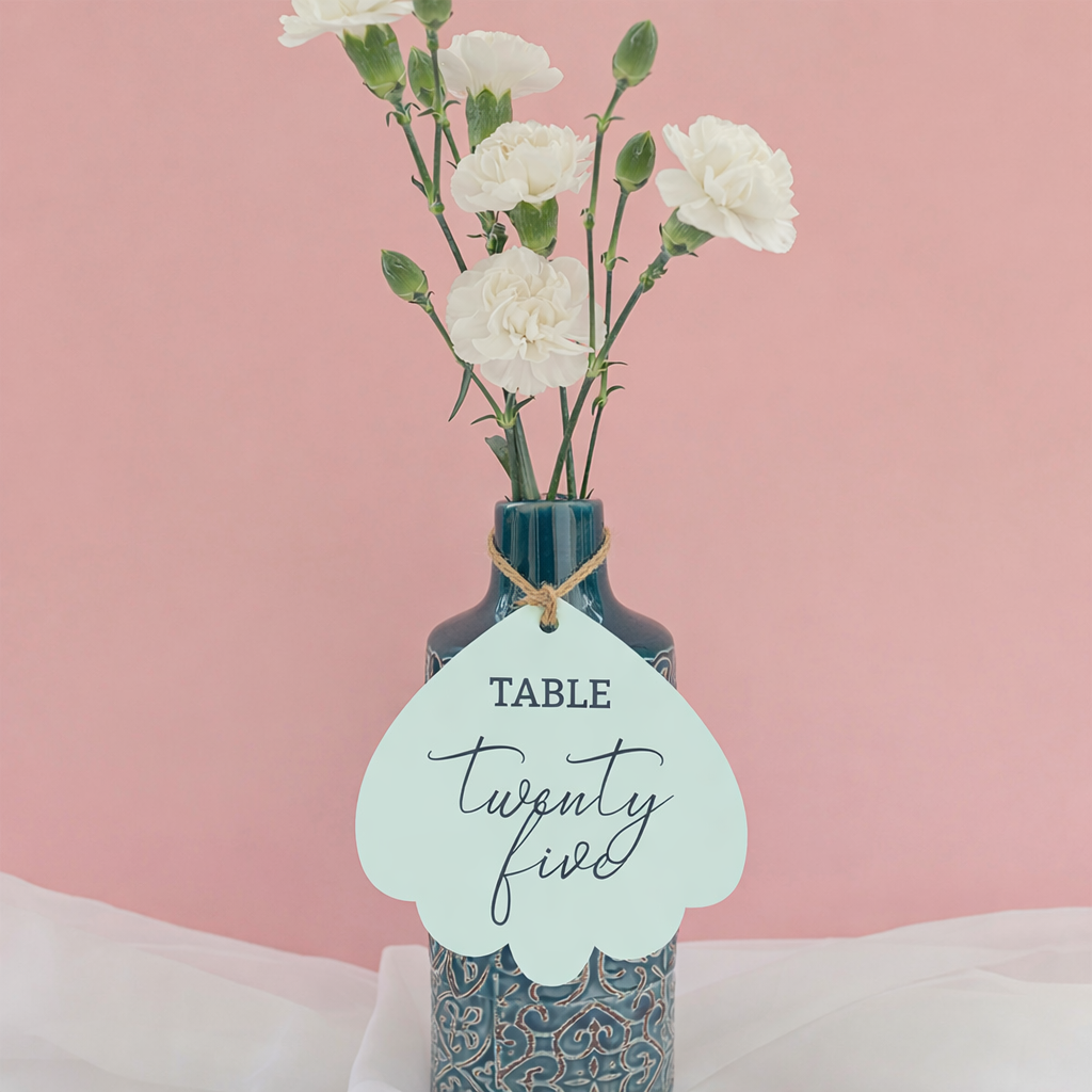 Personalized Wedding Cards | Fully Custom Print | Signature Shape SC106
