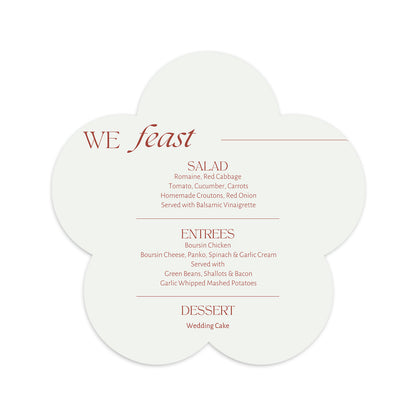 Personalized Wedding Cards | Fully Custom Print | Signature Shape SC107