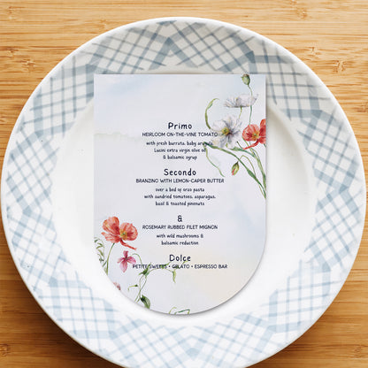 Personalized Wedding Cards | Fully Custom Print | Signature Shape C135