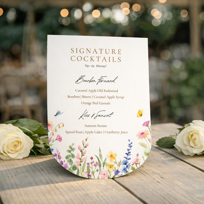 Signature Shape Flat Card - Shape C135