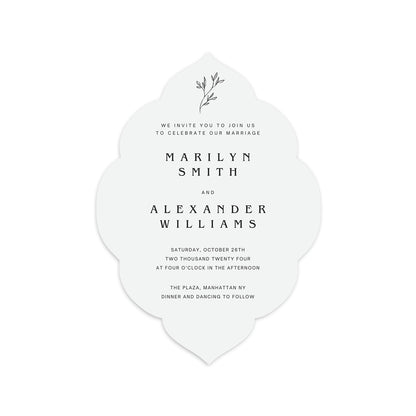 Signature Shape Flat Card - Shape C140