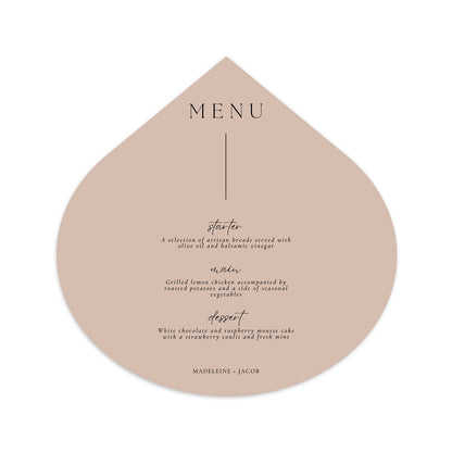 Personalized Wedding Cards | Fully Custom Print | Signature Shape SC155