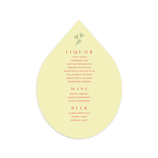 Signature Shape Flat Card - Shape C155