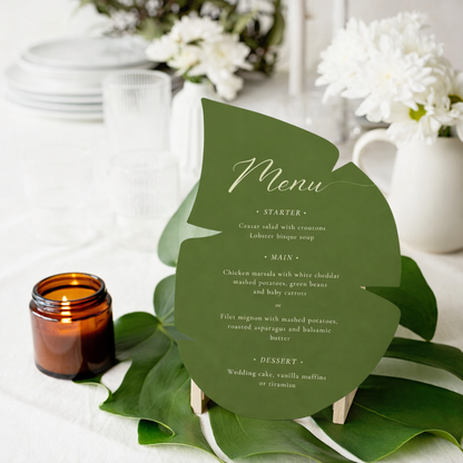 Personalized Wedding Cards | Fully Custom Print | Signature Shape C167