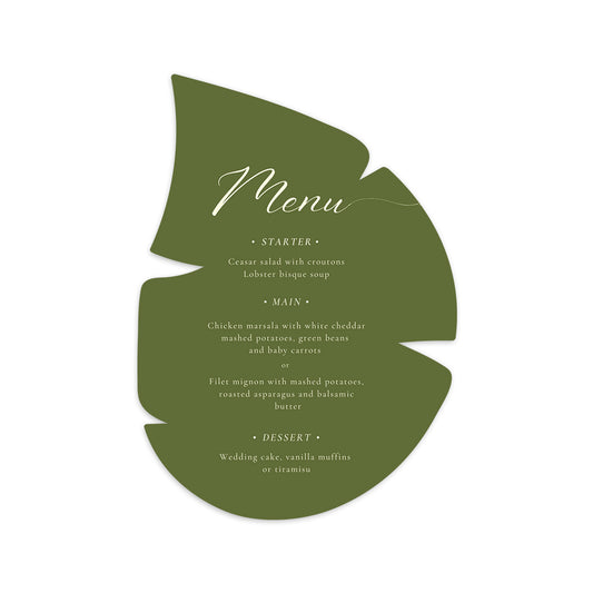 Personalized Wedding Cards | Fully Custom Print | Signature Shape C167