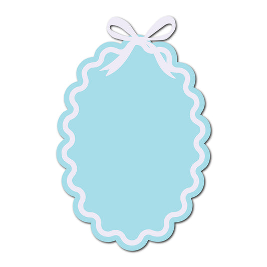Coquette Bow Wedding Card | SVG Template - Shape 11