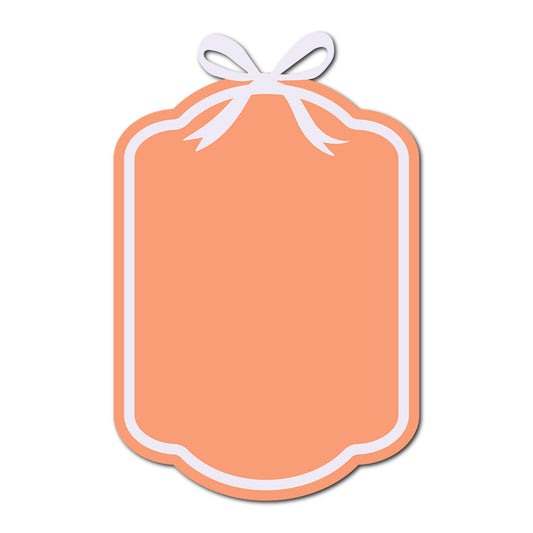 Coquette Bow Wedding Card | SVG Template - Shape 13