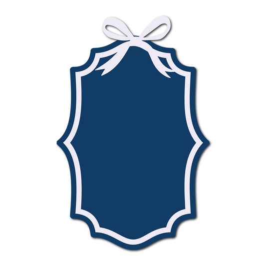Coquette Bow Wedding Card | SVG Template - Shape 14