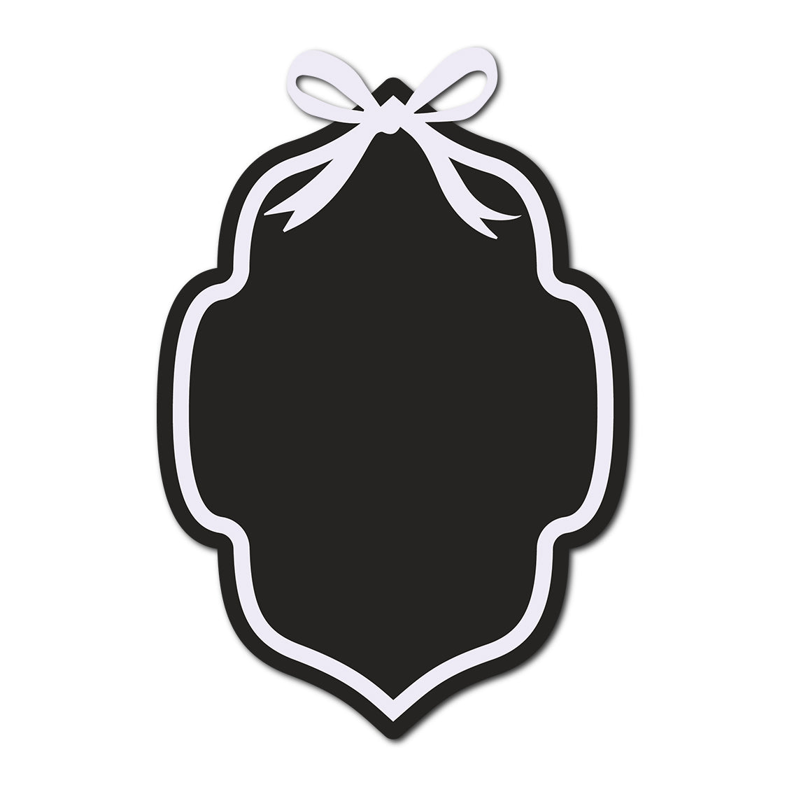 Coquette Bow Wedding Card | SVG Template - Shape 15