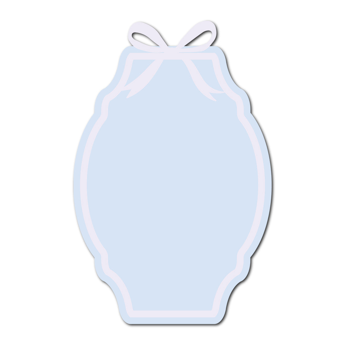 Coquette Bow Wedding Card | SVG Template - Shape 16