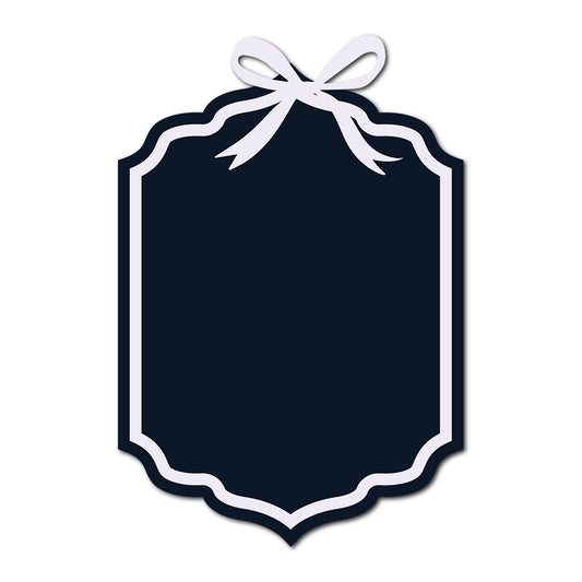 Coquette Bow Wedding Card | SVG Template - Shape 17