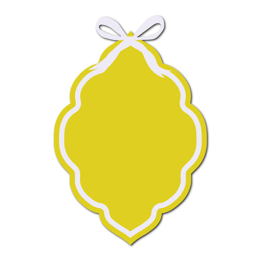 Coquette Bow Wedding Card | SVG Template - Shape 20