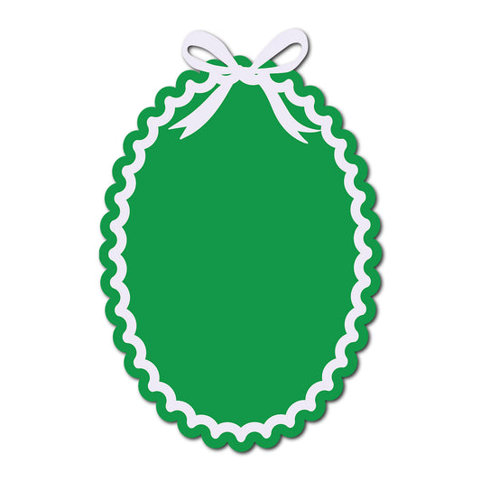 Coquette Bow Wedding Card | SVG Template - Shape 3