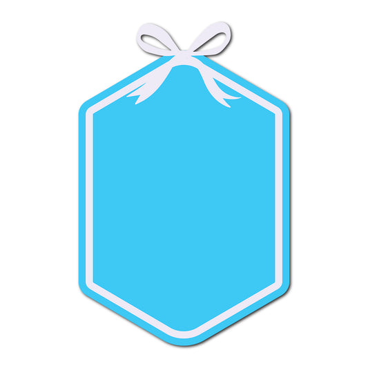 Coquette Bow Wedding Card | SVG Template - Shape 6