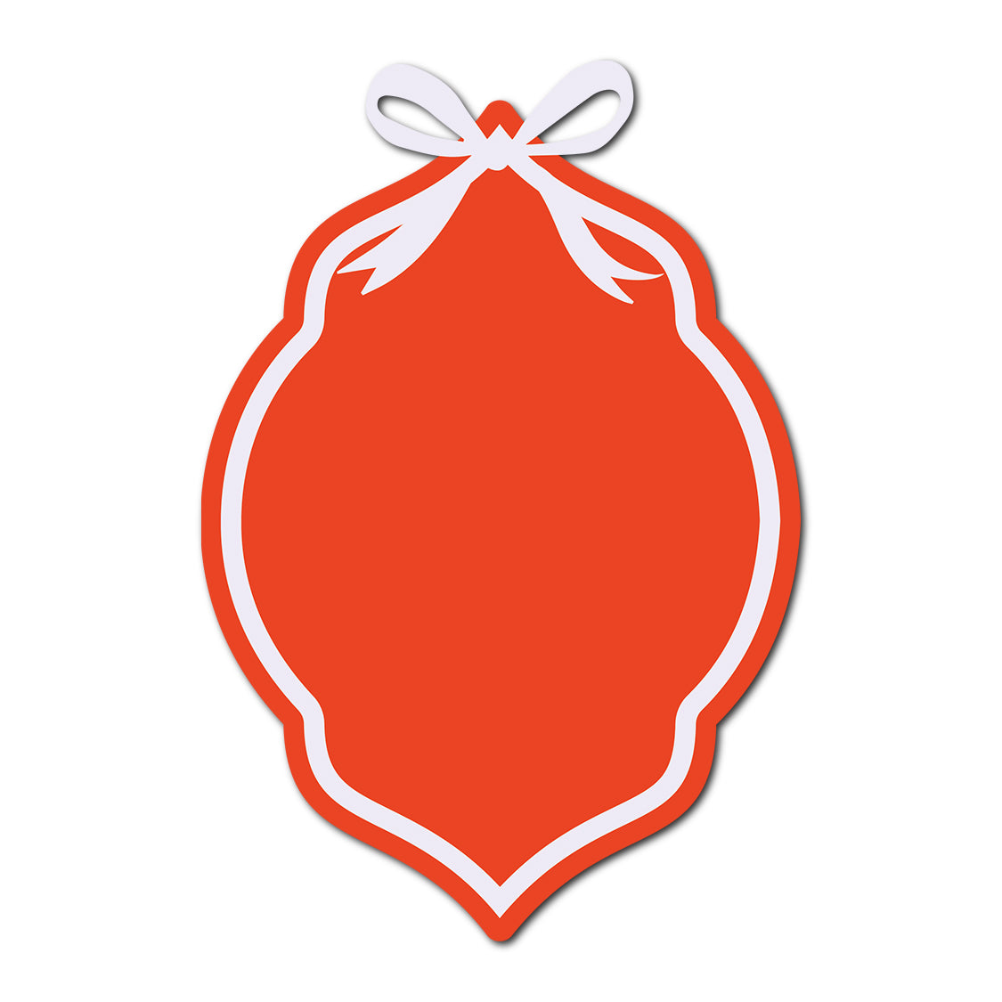 Coquette Bow Wedding Card | SVG Template - Shape 8
