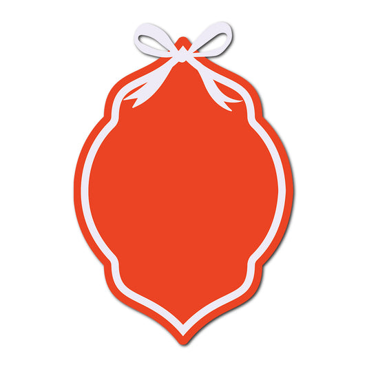 Coquette Bow Wedding Card | SVG Template - Shape 8