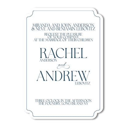 Personalized Wedding Cards | Fully Custom Print | Signature Formal Shape