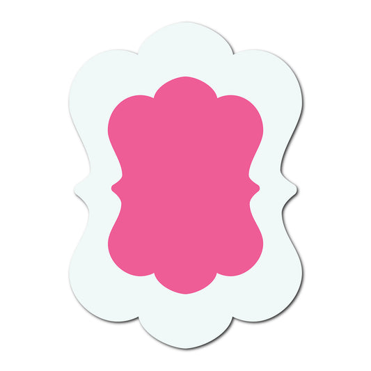 Double Layer Wedding Stationery | SVG Template - Shape 14