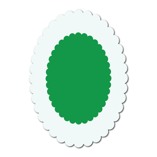 Double Layer Wedding Stationery | SVG Template - Shape 16