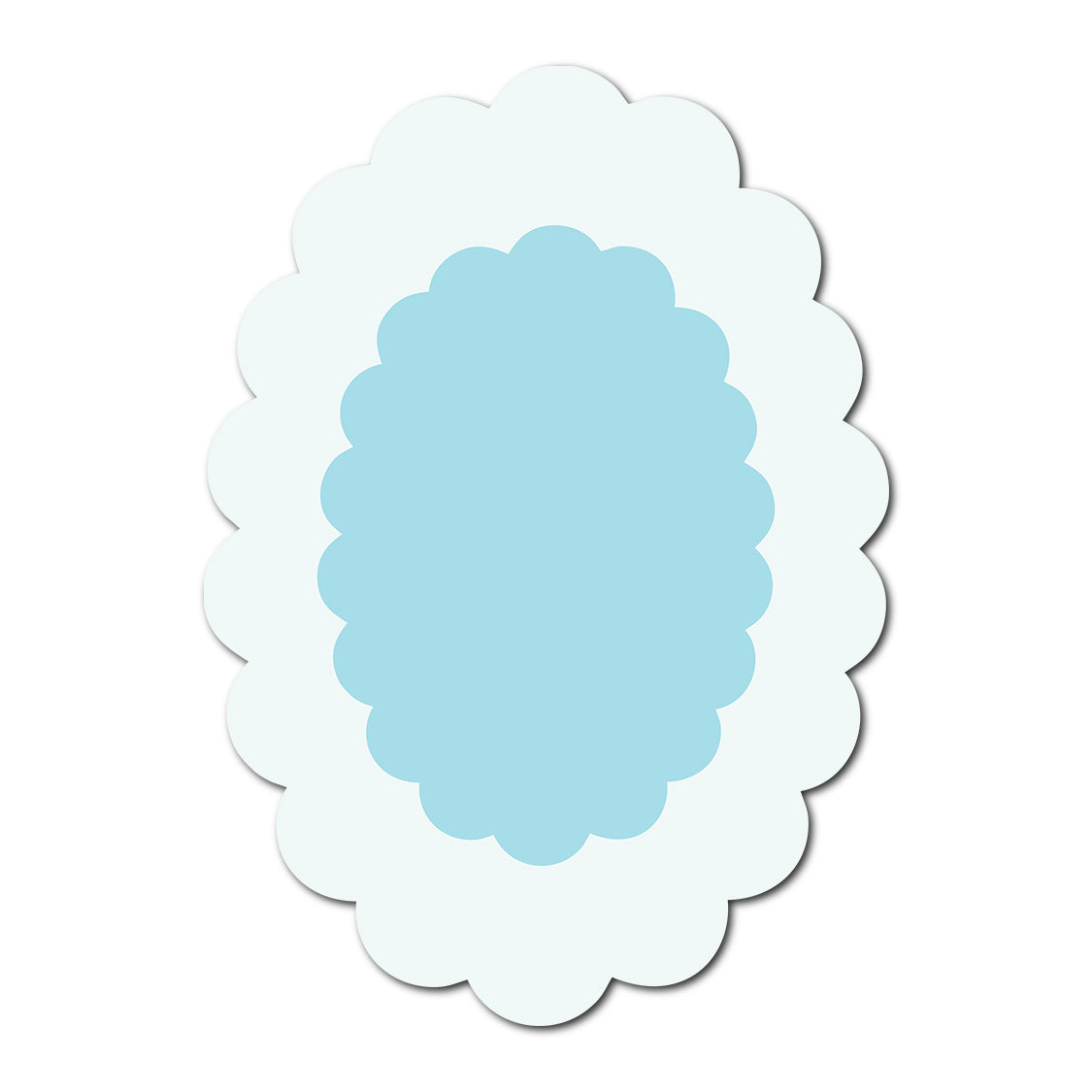 Double Layer Wedding Stationery | SVG Template - Shape 4