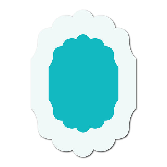 Double Layer Wedding Stationery | SVG Template - Shape 9