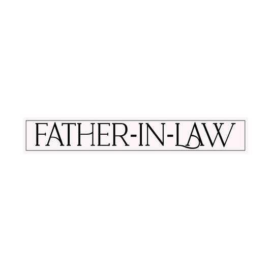 Minimalist Bridal Party Labels | SVG PNG Template - Father In Law