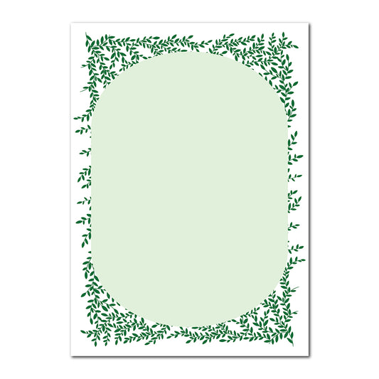 Greenery Wedding Stationery | SVG PNG Template - Shape 12