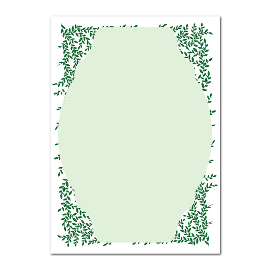 Greenery Wedding Stationery | SVG PNG Template - Shape 13