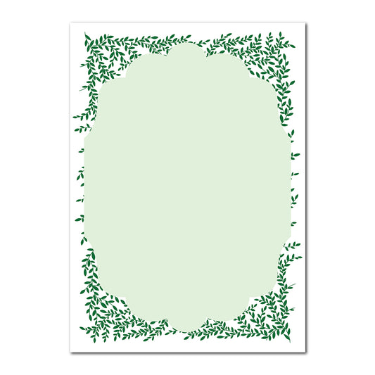 Greenery Wedding Stationery | SVG PNG Template - Shape 1