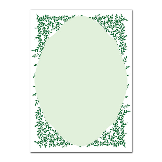 Greenery Wedding Stationery | SVG PNG Template - Shape 2