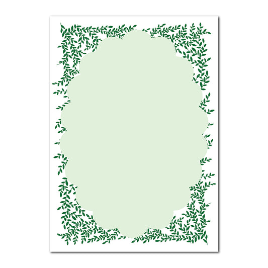 Greenery Wedding Stationery | SVG PNG Template - Shape 4