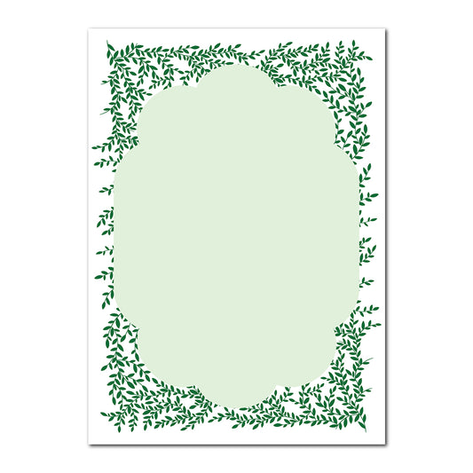 Greenery Wedding Stationery | SVG PNG Template - Shape 5