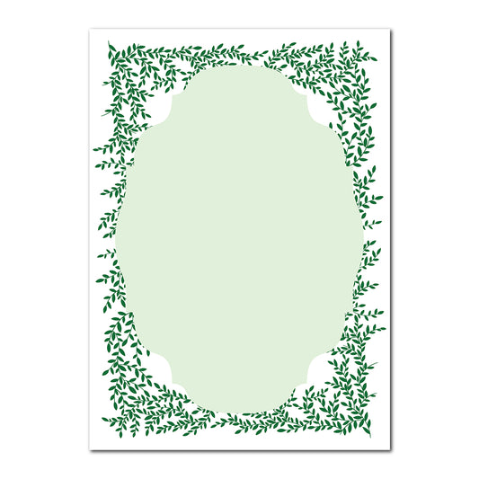 Greenery Wedding Stationery | SVG PNG Template - Shape 7