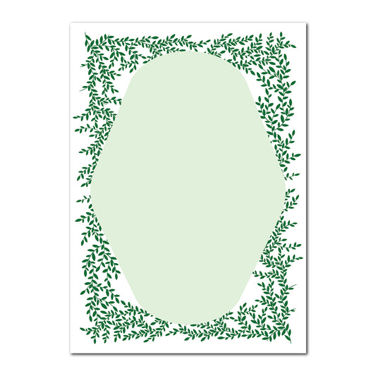 Greenery Wedding Stationery | SVG PNG Template - Shape 8
