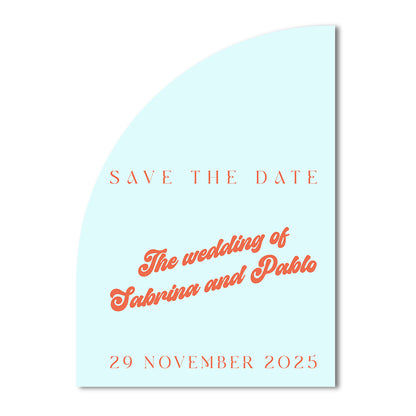 Standard Print Flat Card - Half Arch Shape