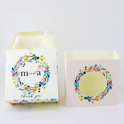 Printable Floral Favor Box Template | DIY Wedding & Party Gift Box