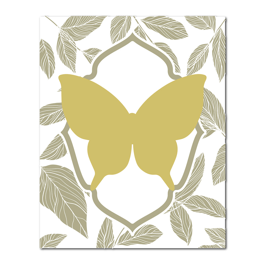 Layered Butterfly Wedding Card | SVG PNG Template - Shape 5
