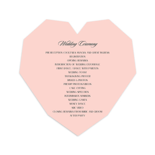 Personalized Wedding Cards | Fully Custom Print | Signature Shape SM15