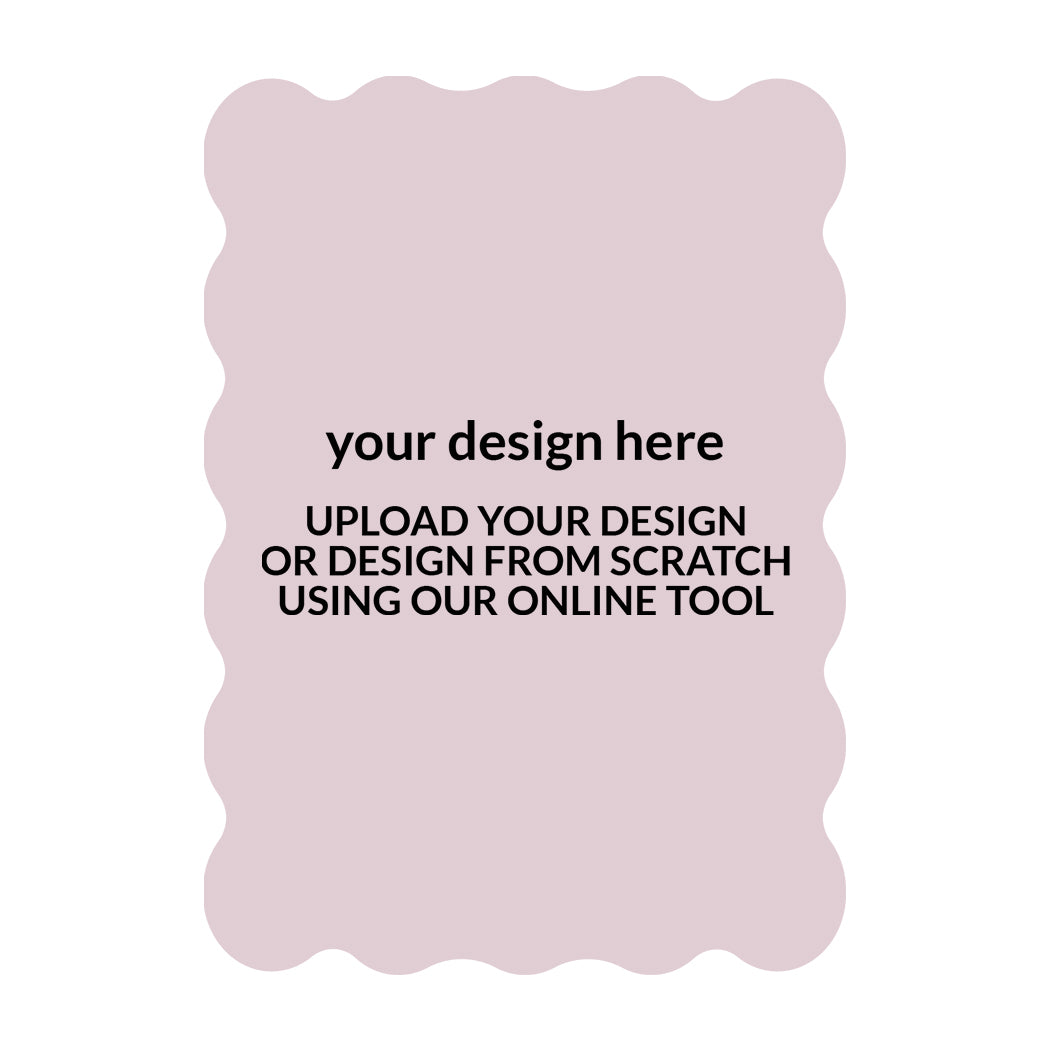 Personalized Wedding Cards | Fully Custom Print | Signature Shape M49