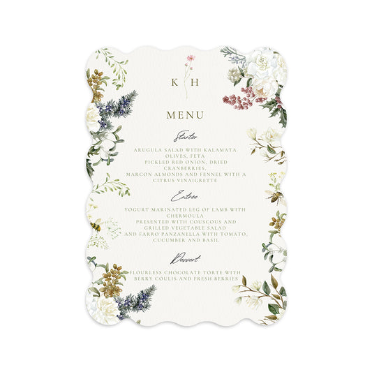 Personalized Wedding Cards | Fully Custom Print | Signature Shape M49