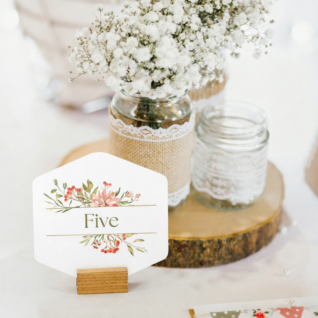 Personalized Wedding Cards | Fully Custom Print | Signature Shape SM4