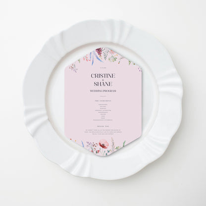 Personalized Wedding Cards | Fully Custom Print | Signature Shape M4