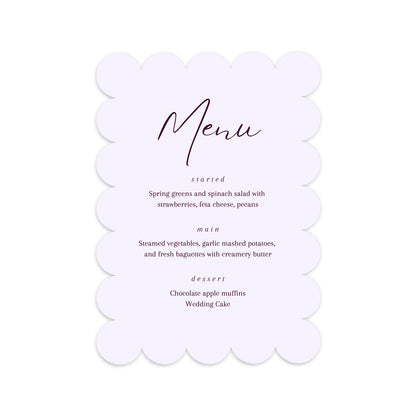 Personalized Wedding Cards | Fully Custom Print | Signature Shape M50