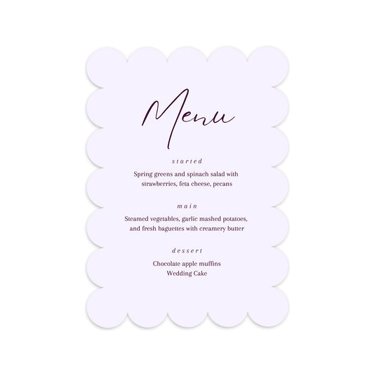 Personalized Wedding Cards | Fully Custom Print | Signature Shape M50