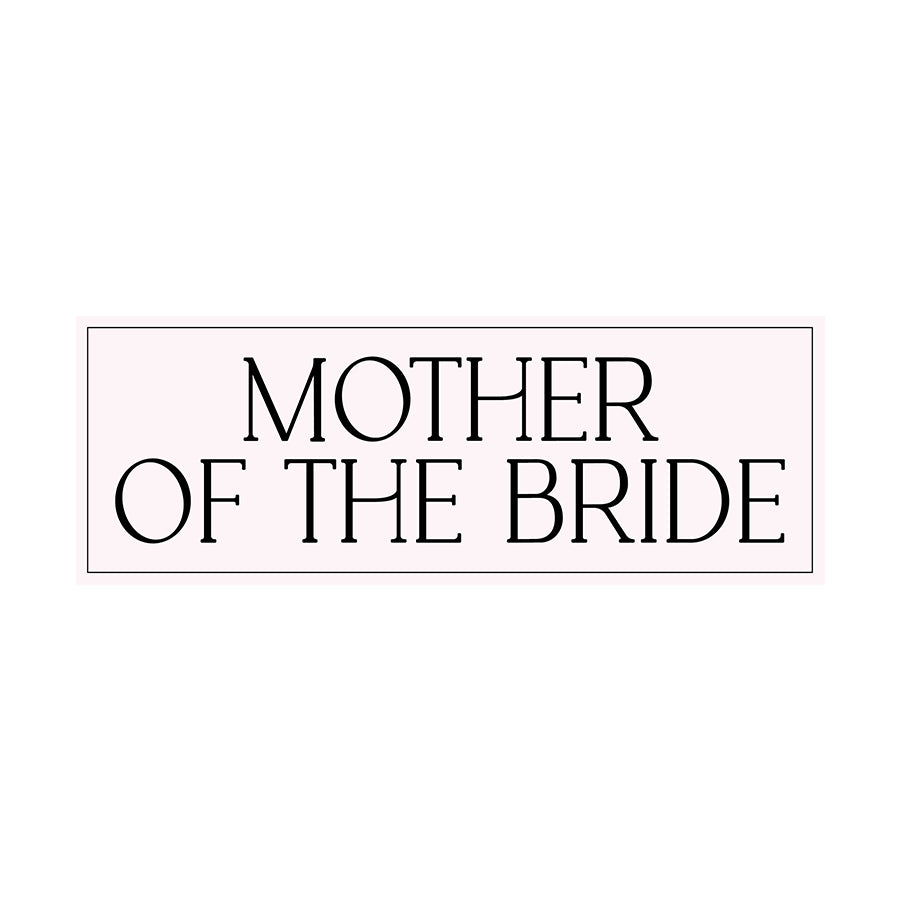 Minimalist Bridal Party Labels | SVG PNG Template - Mother Of The Bride