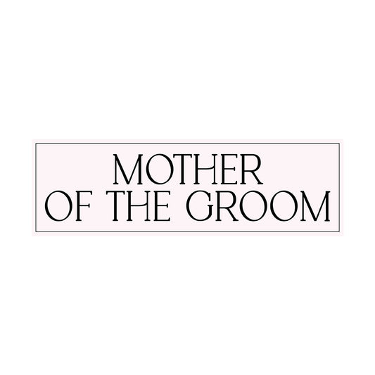 Minimalist Bridal Party Labels | SVG PNG Template - Mother Of The Groom