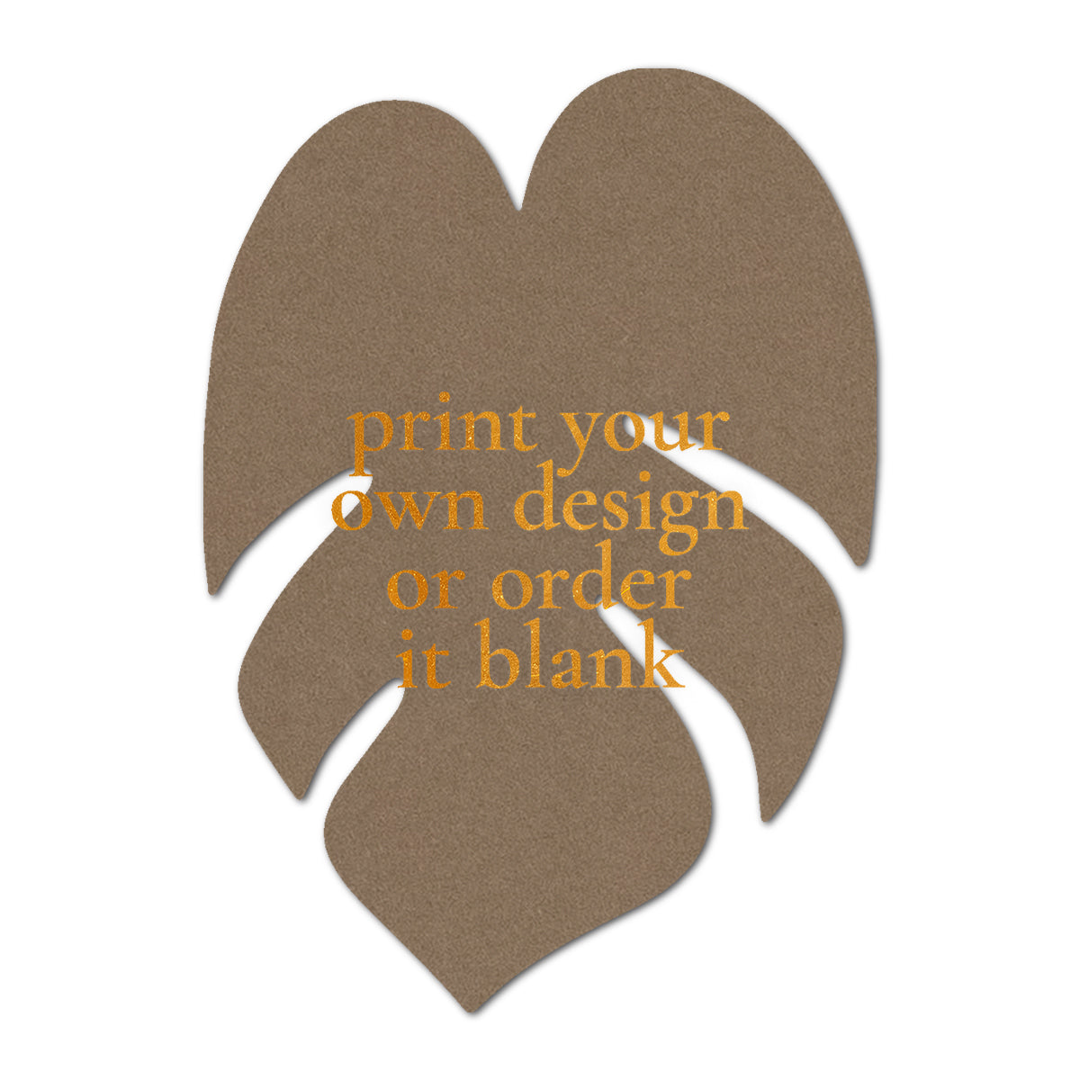 Custom Wedding Prints on Diecut Shaped Cardstock | Shape P102