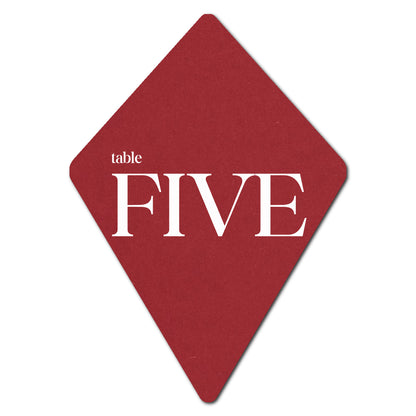 Individually Personalized Wedding Prints on Diecut Cardstock - Shape P104