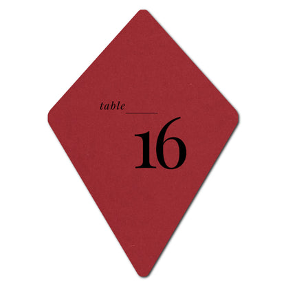 Individually Personalized Wedding Prints on Diecut Cardstock - Shape P104