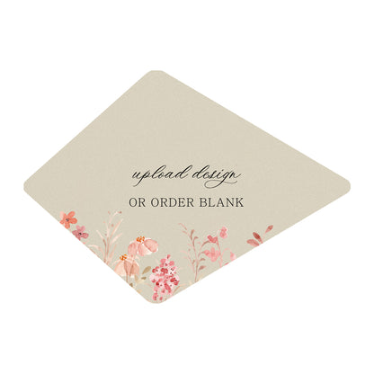 Custom Wedding Prints on Diecut Shaped Cardstock | Shape P104
